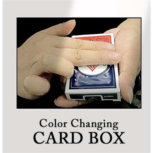 Color Changing Card Box By J.C Magic Tricks Magician Color Change Close Up Street Magic Props Illusion Gimmick Mentalism Magic