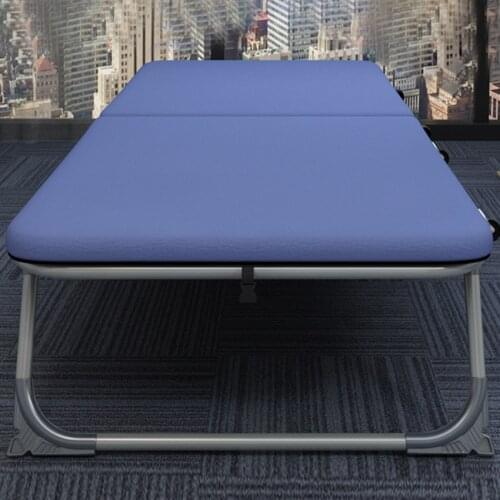 Multipurpose Sponge Folding Recliner Bed Portable Simple Lunch Dormitory Nap Bed With Silent Casters Space Saving Lounge Chair