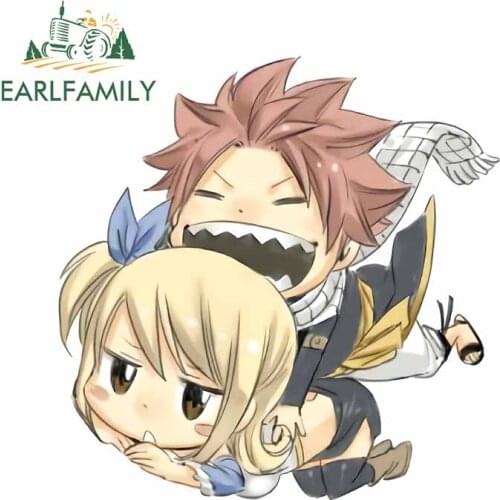 EARLFAMILY 13cm x 13cm Anime Car Stickers for Fairy Tail Waterproof Fine Decals Vinyl Occlusion Scratch Motorcycle Bumper Wrap