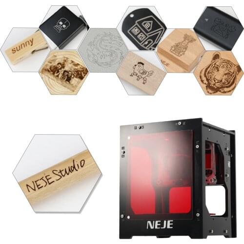 NEJE Mini Laser Engraver Laser Engraving Machine Smart Blue Light AI Engraving Machine DIY Print Carving Machine for Windows