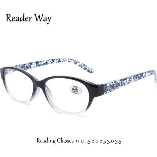 Fashion Men Women Reading Glasses +1.0 1.5 2.0 2.5 3.0 3.5 Reader Eyewear Oval Frame High Quality Presbyopic Eyeglasses Unisex