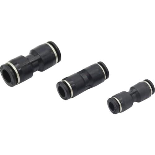 Straight Hose joint 6/8/10mm Slip-lock Quick coupling Garden Low pressure mist cooling Pneumatic Pipe Connector 5 Pcs