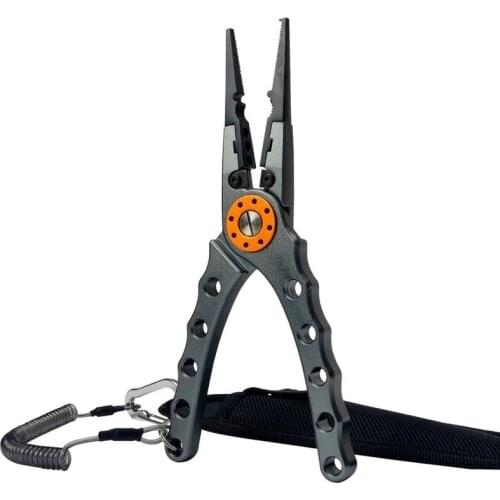 Fishing Pliers Fishing Tools Line Cutter Multifunctional Knot Aluminum Alloy Scissors Hook Remover 150g 20CM Fishing Equipment