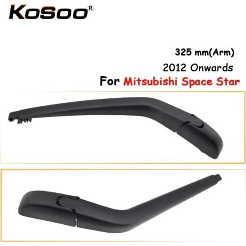 KOSOO Auto Rear Wiper Blade For Mitsubishi Space Star,325mm 2012 Onwards Rear Windshield Wiper Blades Arm Car Accessorie Styling