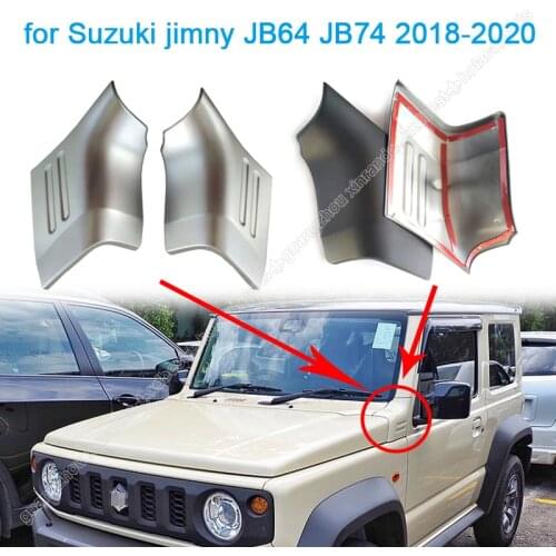Car Engine Angle Cover Hood Decoration Cover for Suzuki jimny JB64 JB74 2018-2020 Car Stickers Side Corner Guard Protection Part