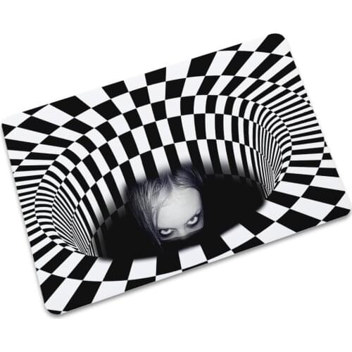 Terror 3D Print Halloween Decor Carpets Living Room Bedroom Area Rug Home Entrance Floor Funny Mat Hotel Welcome Doormat Indoor