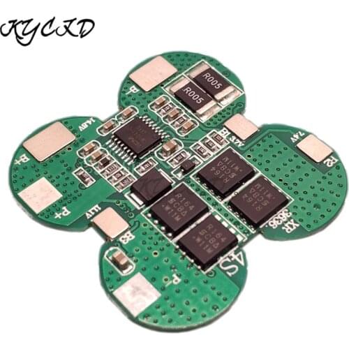 BMS 4S 15A 14.8V 18650 Li-ion Lithium Battery Charge Protection Board Power Bank Charging Battery BMS 4S for Electric Tools