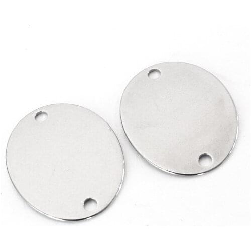 10pcs/lot love 25*30mm Round Connector Metal Alloy Pendant For DIY bracelet Jewelry Making fdg4s