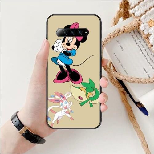 2021 Mickey Mouse Black Soft Cover The Pooh For Huawei Nova 8Pro 7 6SE 5T 7i 5i 5 4 4E 3 3i 3E 2i Pro Phone Case cases