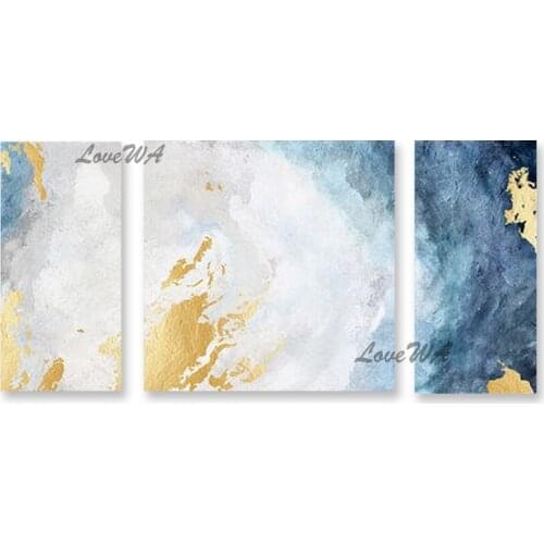 Abstract 3PCS Group 100% Hand Painted Oil Painting Canvas Wall Decor Panel Art Home Wall Decoration Paintings Picture Artwork