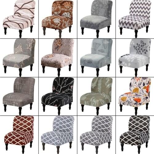 Stretch Chair Cover Slipcovers Morocco Seat Case Protector Stretch Accent Chair Cover Armless Spandex Seat Cover Dustproof