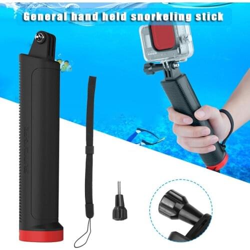 Action Camera Waterproof Floating Handle Water Sport Pole Diving Stick Compatible with GoPro Insta360 GK99