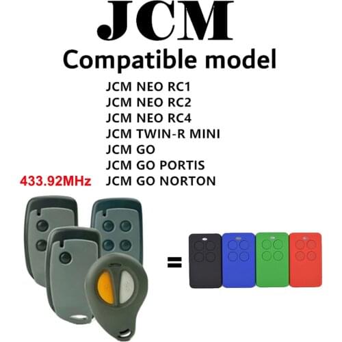 Garage Control For Clone JCM APRIMATIC TR2 TR4 TM4 ROPER GO MINI 433.92MHz Rolling Code Door Duplicator Replacement