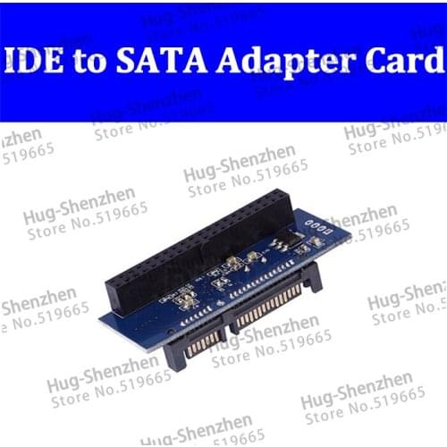 IDE to 7+15 22 pin SATA Male Adapter Internal Hard Drive Card Adapter converter PCB Module Card Free Shipping