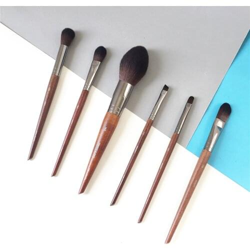 HIGHLIGHTER BRUSH 140/144 Tapered BLUSH BRUSH 160 CORRECTOR BRUSH 172 CONCEALER BRUSH 174/176 - Beauty Makeup Blender Tool