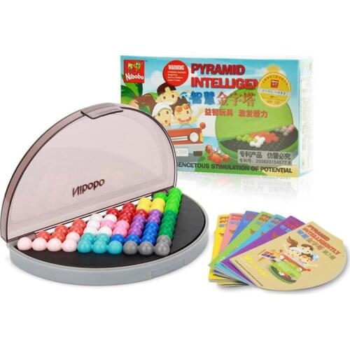 Classic IQ 3D Pyramid Puzzle Kids Mind Brain Teaser Educational Puzzles Game for Children Adults