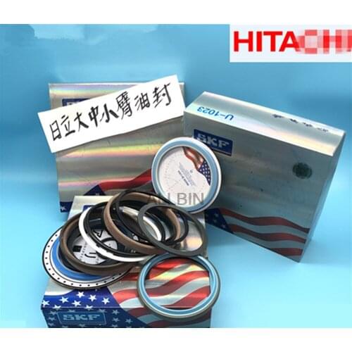 For Excavator Hitachi ZAX60 70 120 200-3-5-6 Boom Middle Arm Forearm Bucket Cylinder Oil Seal Parts Excavator Accessories