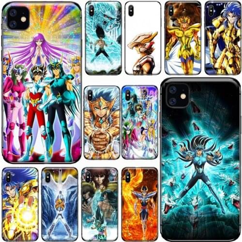 Saint Seiya Nostalgia cool Anime Phone Case for iPhone 11 12 pro XS MAX 8 7 6 6S Plus X 5S SE 2020 XR shell cover funda