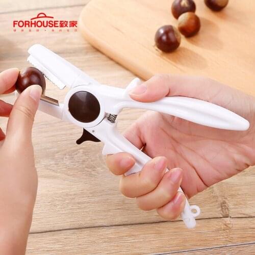 Multi-use Beer Opener Chestnut Bottle Opener Ginkgo Walnut Pliers Kitchen Tools Chestnut Cracker Chestnut Sheller