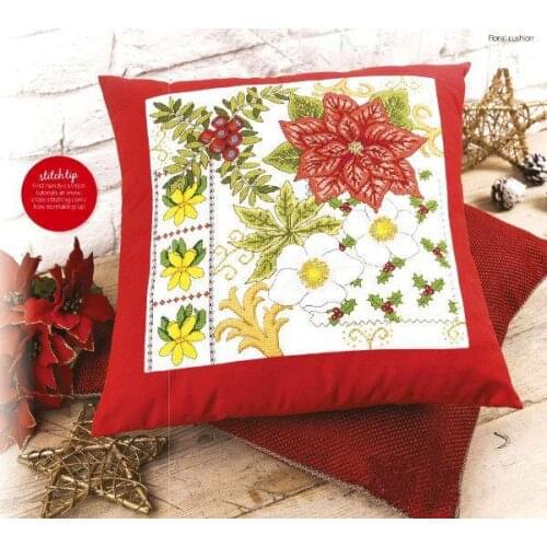 Lovely kit 19-20 Cross stitch Handmade 14CT Counted Canvas DIY,Cross-stitch kits,Embroidery Flowers that bloom in winter 40-40