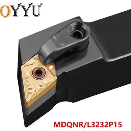 OYYU MDQNR 32*32 Lathe Cutter Holder MDQNR3232P15 MDQNL3232P15 MDQNL 3232P15 Turning Toolholder use DNMG Carbide Inserts Arbor