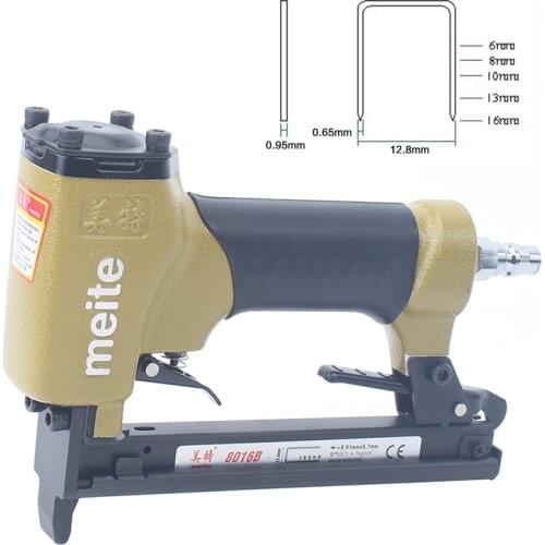 Meite 8016B High Quality Pneumatic Stapler Air Staples Gun For Making Sofa Furniture