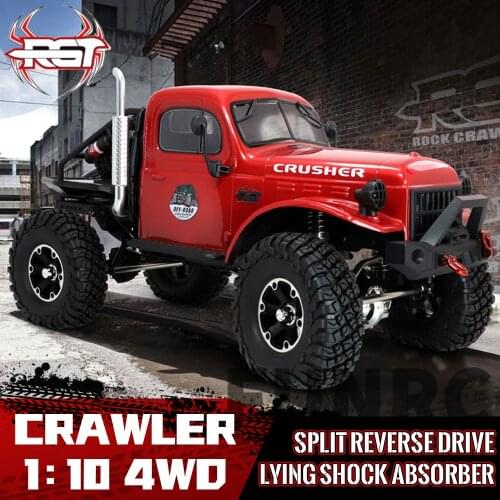 RGT EX86181 CRUSHER 1/10 1:10 RC Remote Control Car Professional Crawler 2.4G Off-road Buggy 4WD Electric RTR Model Cars
