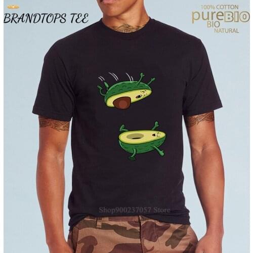 Parody The avocado jump sex T shirt men Funny sexy avocado T-shirt Comic kamasutra gag tshirt humor food meme tee shirt camiseta