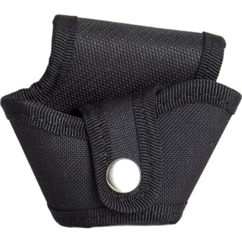Tactical Handcuff Case Holder Pouch Bag Waist Pockets Bag Cuffs Holster with Snap Closure