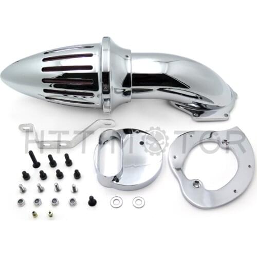 Aftermarket motorcycle parts Spike Air Intake Cleaner filter for Yamaha V-Star 1100 Drag-star XVS1100 1999-2012 CHROME