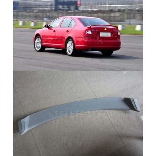 Factory Style Spoiler Wing ABS for 2007-2014 Skoda Octavia 4DR Spoilers Unpainted 1PCS