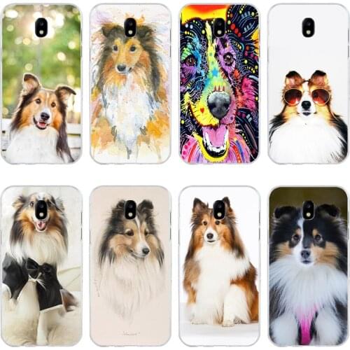 50H sheltie Soft Silicone Tpu Cover phone Case for Samsung j3 j5 j7 2016 2017 a3 2016 a5 2017 a6 2018