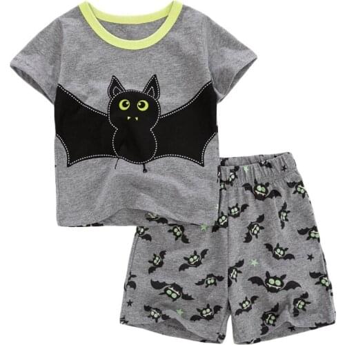 Bambino New Year 2021 Summer T shirt and Short Pants Set of Baby Boy 2-7 Years Children Clothing Set Tees and Shorts Kids Boy