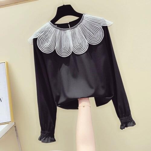 HIKOSAKA Womens Long Sleeve Shirts