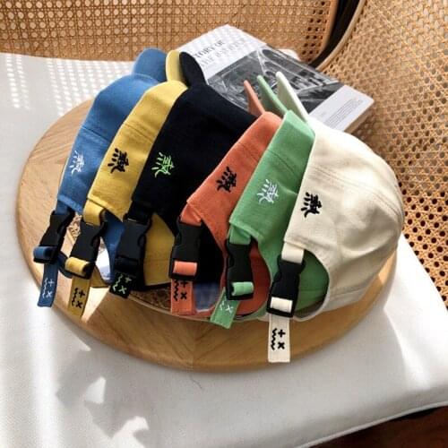 Unisex Embroidery Hat 2021 Women Korean Japanese Travel Baseball Cap ins Fashion Casual Outdoor Sunshade Peaked Sun Caps Male
