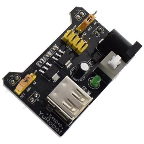 MB102 Breadboard Power Supply Module MB102 white Breadboard Dedicated Power Module 2-way 3.3V 5V MB-102 Solderless Bread Board