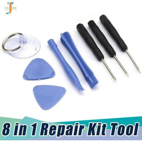 500pcs DIY 8 in 1 Opening Pry Set Kits Disassemble Tools For iPhone X 8 7 For Samsung Screwdriver Mobile Phone Repair Tools Kit