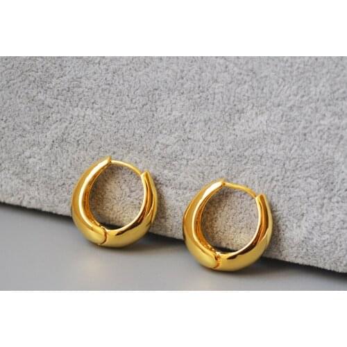 New Vintage Minimalist Earrings Fashion Metal Geometry Gold Silver Color Earclip Women Jewelry Punk Earrings Accessories Gift