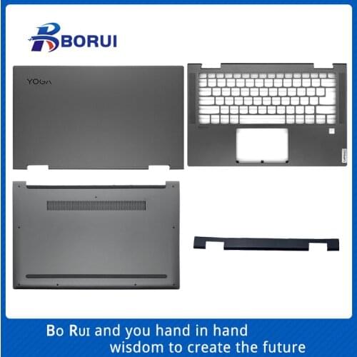 New Laptop LCD Back Cover/Palmrest/Bottom Case/Hinged cover For Lenovo YOGA C740-14 C740-14IML Various Color Laptop Cases Cover
