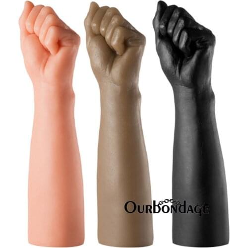 Ourbondage Fist Dildo Artificial Hand Butt Anal Plug Anus Vagina Stuffed Masturbation For Men Women Adult BDSM Sex Toy