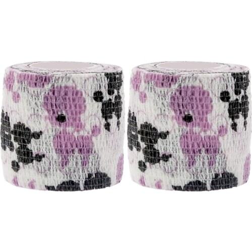 U7EF Assorted Color-Self Adhesive Bandages Wrap, Athletic Elastic Cohesive Bandage Sports Injury, Strain, Knee & Wrist