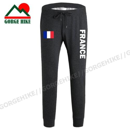 France French Republic FRA mens pants joggers jumpsuit sweatpants track sweat fitness tactical casual nation country NEW Sports