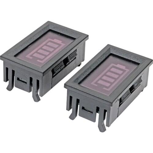 Taidacent 5 PC 3S Lithium Battery Powered Monitor 12V Car Battery Light Indicator Electric Vehicle Lead Acid Battery Indicator