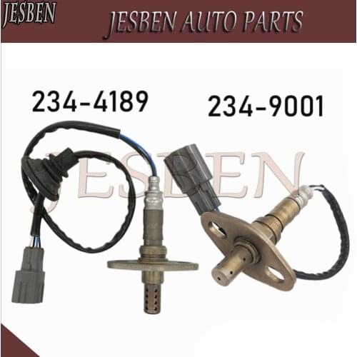 JESBEN High Quality 2PCS Oxygen Sensor Front& Rear fit For Toyota Tacoma 2000-2004 2.4 2.7 3.4 234-9001 234-4189 2349001 2344198