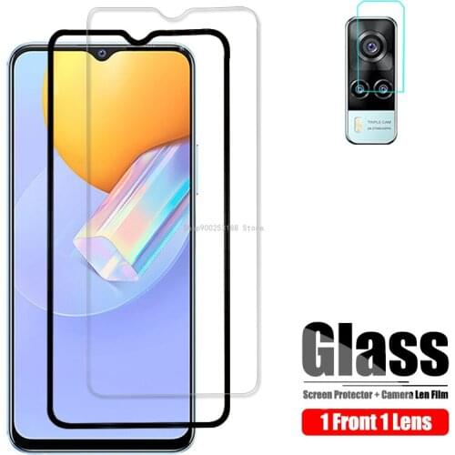 HD Camera Screen Protector For Vivo Y31 Glass Tempered For Vivo Y31 Protective Glass On VivoY31 2021 6.58" Safety Front Film