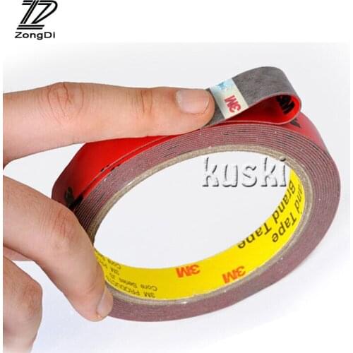 ZD Car Double-sided car motorcycle Tape Stickers for Fiat VW Polo Golf MK4 4 MK7 Touran T5 Bora Skoda Rapid Fabia Yeti Superb