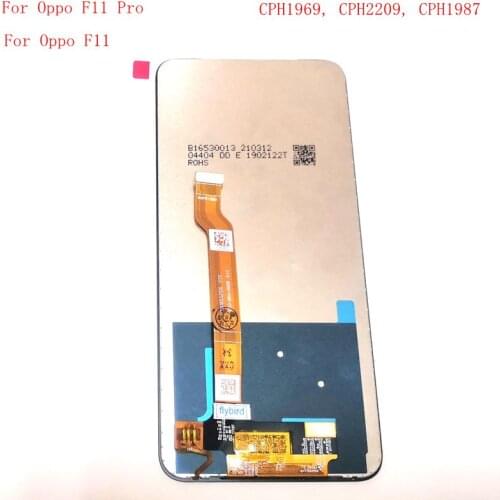 6.53"For Oppo f11 pro f11 LCD Screen Display+Touch Screen Digitizer full Replacement Parts CPH1969 CPH2209 CPH1987