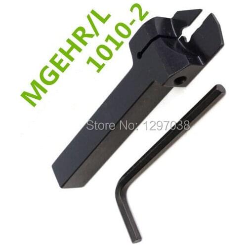 1PCS MGEHR/L 1010-2 External Grooving Turning Tool Holder Shank Diameter 10*10mm Length 100mm CNC lathe tool for MGMN150 Insert