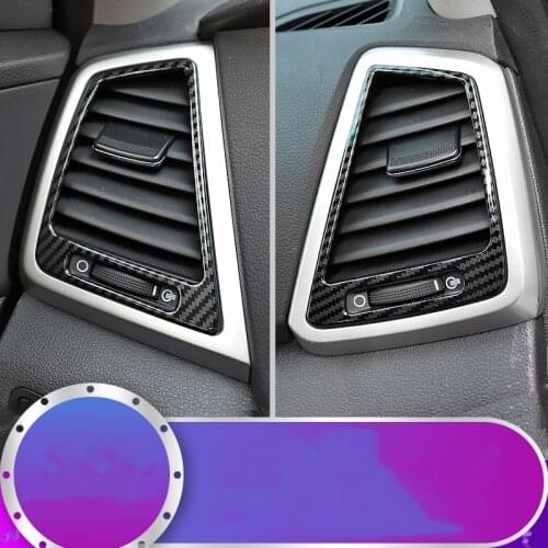 Air outlet decorative frame central control instrument sequins interior decoration car Accessories For Hyundai Tucson 2015-2019