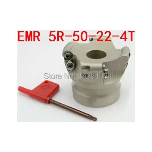 Free Shopping EMR-5R-50-22 -4T Face End Milling Cutter Indexable Flat Roughing Cutting ,CNC Milling Cutter
